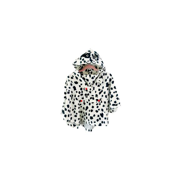 NWT Stella McCartney Kids Dalmatian Print Hooded Rain Poncho.  Size 4 - Picture 2 of 10